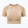 Dámský fitness top Carpatree Vibe Seamless beige melange 5