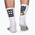 LUXA Beer Ride cyklistické ponožky bílé LAM21SBRWS1 2