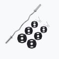 Posilovací sada Gipara Iron Pump Set 27,5 kg černá 8884 4
