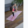 Podložka na jógu/fitness FORCEBAND Gold 4 mm pink/gold 4