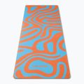 Podložka na jógu/fitness FORCEBAND Abstract Orange 4 mm orange/blue 2