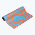Podložka na jógu/fitness FORCEBAND Abstract Orange 4 mm orange/blue 3