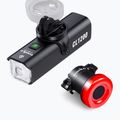 Sada světel na kolo TOWILD CL600 + sada TL03 black