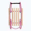Kovové sáňky HUMBAKA with backrest and footrests pink 4