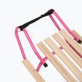 Kovové sáňky HUMBAKA with backrest and footrests pink 7