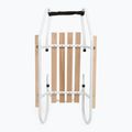 Kovové sáňky HUMBAKA with backrest and footrests white 5