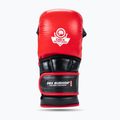Grapplingové rukavice DBX BUSHIDO MMA Premium black/red 3