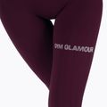 Dámské tréninkové legíny GymGlamour push up fialové 314 4