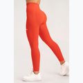 Dámské legíny Gym Glamour push up oranžové 369 20