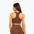 Fitness podprsenka Gym Glamour push up hnědá 373 2