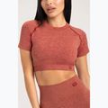 Dámské tréninkové tričko Gym Glamour Seamless Rashguard cherry 3