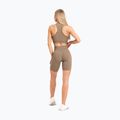 Dámské tréninkové šortky Gym Glamour Bikery push up béžové 316 13