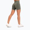 Dámské tréninkové šortky Gym Glamour Seamless khaki 3