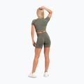 Dámské tréninkové šortky Gym Glamour Seamless khaki 4