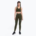 Fitness podprsenka Gym Glamour push up tmavě zelená 401 2