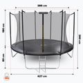 HUMBAKA Eco 427 cm černá ECO-14' Trampolíny 17
