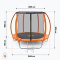 HUMBAKA Super 244 cm Oranžové trampolíny Super-8' 2