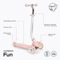 Dětská koloběžka HUMBAKA Fun růžová KS001 2