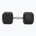 Pogumovaná činka XTREXO Hex HXD250 25 kg 7