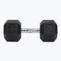 Pogumovaná činka XTREXO Hex HXD150 15 kg 4