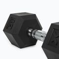 Pogumovaná činka XTREXO Hex HXD100 10 kg 5