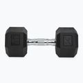 Pogumovaná činka XTREXO Hex HXD100 10 kg 7