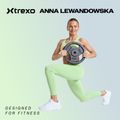 Pogumované litinové závaží XTREXO černé RW5 5 kg 2