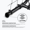 Fotbalová branka OneTeam One 300 x 160 cm z pozinkované oceli bílá/černá 16