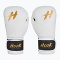 Kožené boxerské rukavice HOOK FIGHTING Ready to Fight white 2