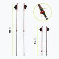 Hůlky na nordic walking KADVA Halna nastavitelné červené 2