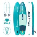 Sada paddleboard SUP nafukovací AQUASTIC Perth 10'8" allround green 18