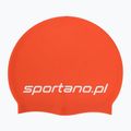 Plavecká čepice SPORTANO silicone orange