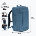 Turistický batoh KADVA traWELL 28 l modrý 2