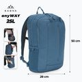 Turistický batoh KADVA anyWAY 25 l modrý 2