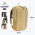 Turistický batoh KADVA anyWAY 25 l pískový 2