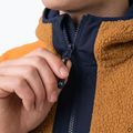 Pánská fleecová mikina KADVA RODIA hnědá 6