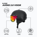 Dětská lyžařská helma ATTABO Avens 2.0 Jr Visor černá 2