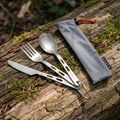 Turistický příbor KADVA titanium ultralight gray 6