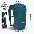 Turistický batoh KADVA Fleris 15 l tmavě mořská 2