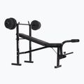 Posilovací lavice XTREXO BenchFit Lite se stojanem a činkou black