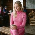 Dámská sada funkčního prádla Woolcano SET1121 Pink 10