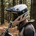 Cyklistická helma ATTABO State 1.0 full face silver 10