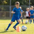 Dětská fotbalová sada OneTeam Precision Set tričko a šortky modrá 14
