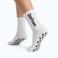 Dětské fotbalové ponožky OneTeam Precision Grip non-slip 2-pack white 2