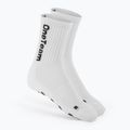 Dětské fotbalové ponožky OneTeam Precision Grip non-slip 2-pack white