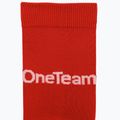 Dětské fotbalové ponožky OneTeam Precision football socks sada 2-pack červená 3
