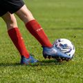 Dětské fotbalové ponožky OneTeam Precision football socks sada 2-pack červená 7