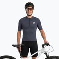 Pánská cyklistická tričko ATTABO TEVRA krátký zip černé 5