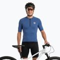 Pánská cyklistická tričko ATTABO TEVRA krátký zip modré 5