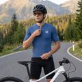 Pánská cyklistická tričko ATTABO TEVRA krátký zip modré 7